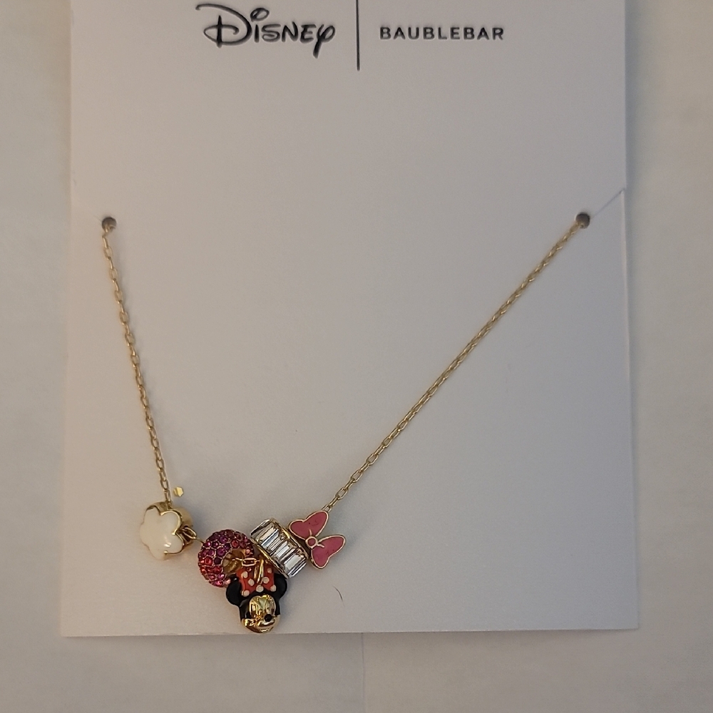 BaubleBar X Disney MINNIE Charm Bracelet NEW